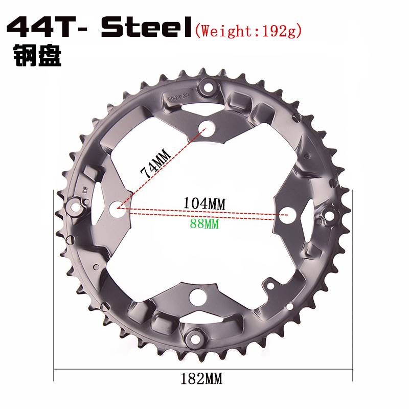 牙盘修补盘片22t3244牙盘修补齿片盘片修复8 9 10 24 27 30速牙盘 - 图2