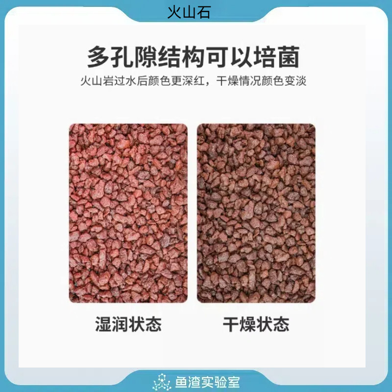 【鱼渣实验室】火山石滤材活化水质鱼缸造景底砂装饰,淘宝优惠券,粉丝福利购,淘宝优惠卷