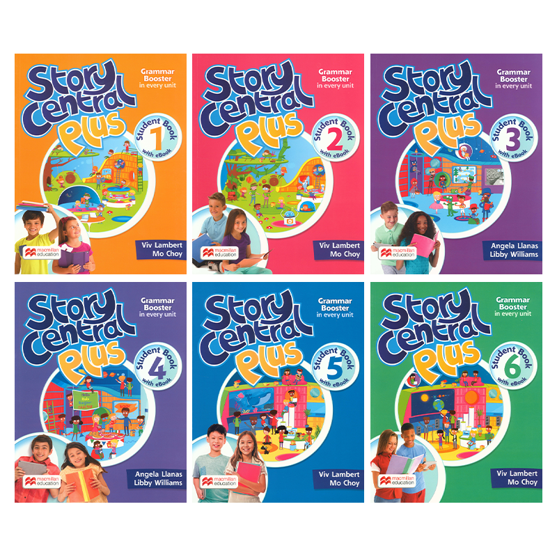 麦克米伦小学英语教材 Story Central Plus 123456 学生用书练习册读本带帐号 教师用书带资源 故事城堡 升级版 国内版 Macmillan - 图0