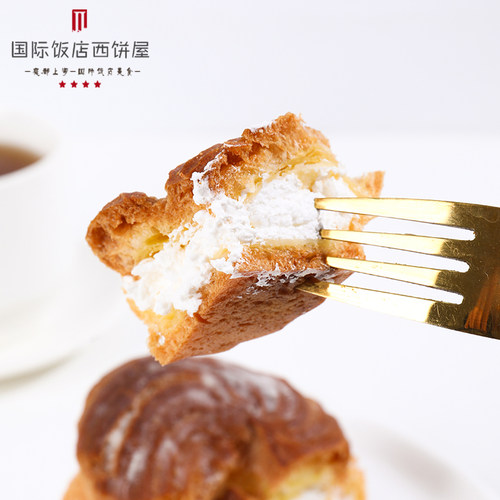 上海国际饭店鲜奶哈斗2个装 下午茶甜点休闲食品网红零食小吃点心 - 图3