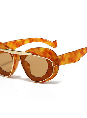 英国CoopKoop罗家新款欧美潮流复古男女士太阳镜多彩金属个性