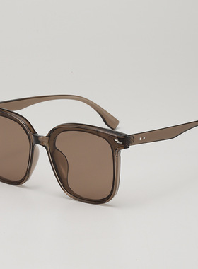 英国coopkoop复古超大方框高级感ins女防晒黑色墨镜圆脸显瘦