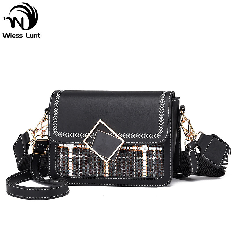 新款2020宽肩带夏季网红韩版斜挎包 威斯伦特女士包袋