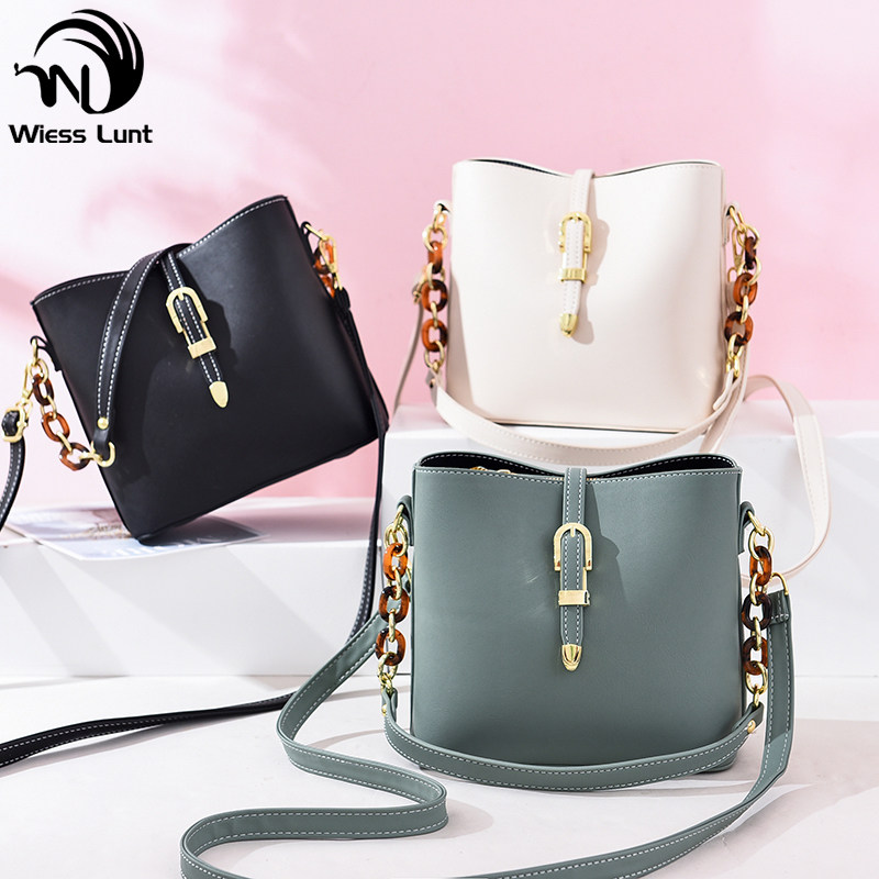 水桶包包2020新款夏季韩版斜挎包 威斯伦特女士包袋