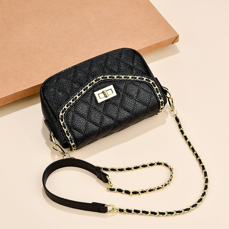 包包女2025夏季新款时尚小方包简约菱格链条单肩包百搭女士斜挎包,淘宝优惠券,粉丝福利购,淘宝优惠卷