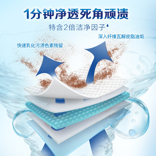 立白衣领净顽渍轻松除白衬衫清洗剂不伤手不伤衣家用官方旗舰店 - 图1