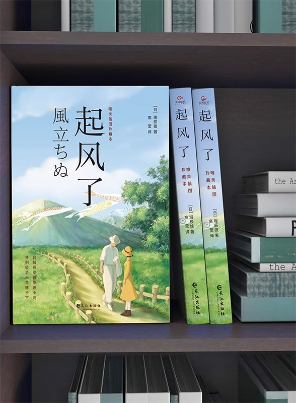 起风了全新唯美插图珍藏正版外国动漫同名小说宫崎骏原著日本文学菜穗子青春励志文学纯美爱情故事畅销动画书籍-图1