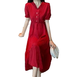 Летнее платье, юбка, приталенный корсет, платье-футболка для отдыха, на шнурках, подходит для подростков