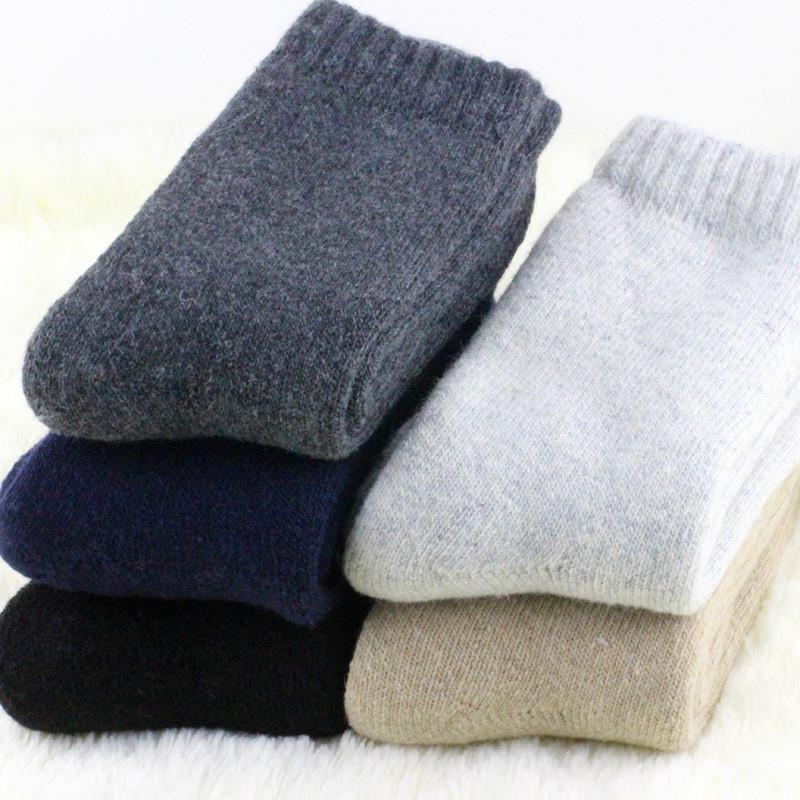 Winter Thermal Wool Socks Women Men Thicken Warm Sock 羊毛袜 - 图2