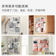 Round book wall-mounted storage bag dormitory storage artifact