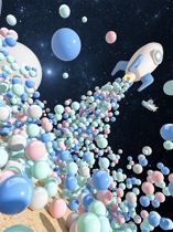 Marine Ball 1000 non-toxic and odorless baby thickened environmentally-friendly children Popo ball baby playground Indoor Toys