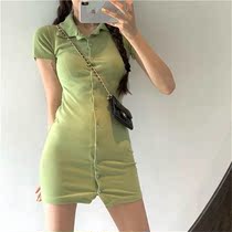 2023 Summer new Chic gentle Sexy style Comeback Fairy dress Dress Knit THIN HIP Hip Skirt
