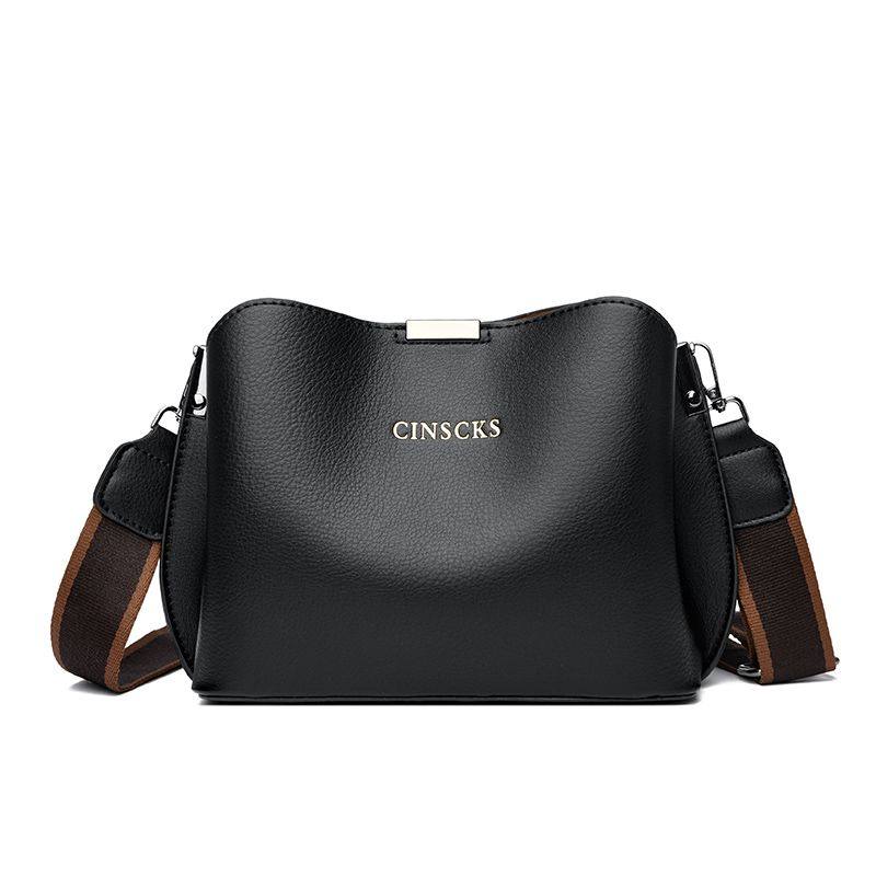 品牌真皮水桶包女2026新款软皮中年妈妈包头层牛皮百搭单肩斜挎包,淘宝优惠券,粉丝福利购,淘宝优惠卷