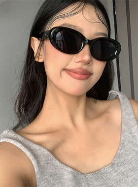 黑框出游墨镜遮阳高级感