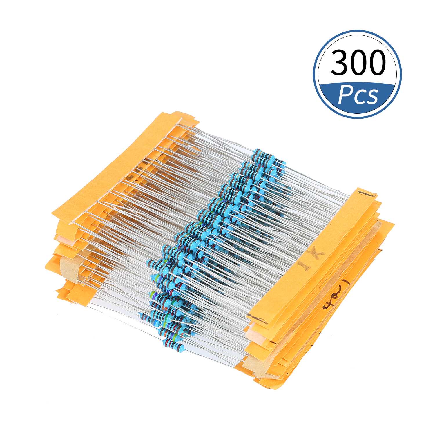 00PCS 1/4W Chromatic Ring Resistor Metal Film Resistor Asso - 图3