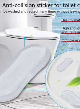 5 Pieces Toilet Seat Bumpers Universal Toilet Lid Bumper Rub
