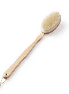 Bathroom Body Brushes Long Handle Bath Natural Bristles Brus