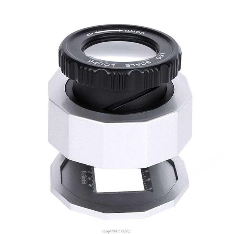 30X Illuminated Magnifying Glass Jewelers Loupe LED UV Light-图1