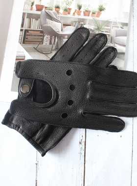 New Leather Gloves Men's Single-Layer Thin Section Outdoor R