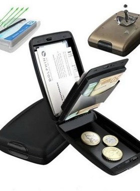coin purses Men's Wallet Rigid Aluminum Credit Card Case Ant