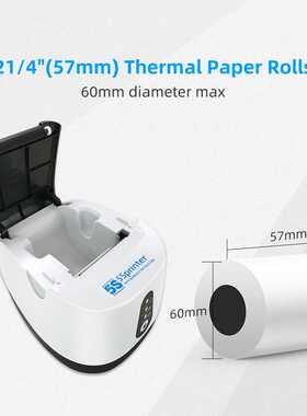 wireless thermal printer Receipt bill high speed fit 57*60