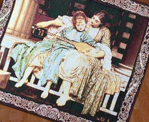 58*64cm Belgian Wall Tapestry Medil Gobelin Moroccan - 图2