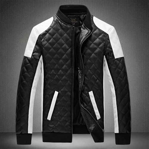 2021 Autumn and Wnter Men's Leather Jacket Casual Hgh-qual - 图2