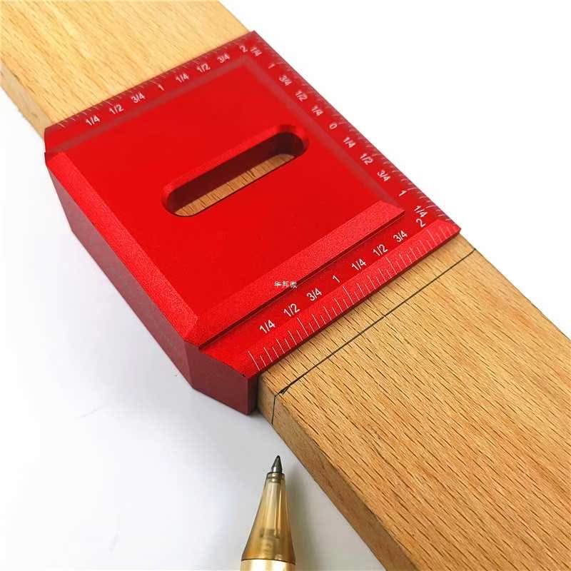 Line Scriber 90 Degree Square Ruler Precision Scribing Gaug-图1