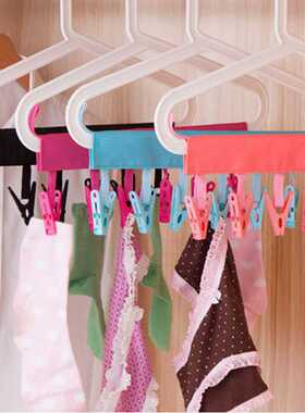 1Pcs Cloth Hanger Clips Multifunction Clothespin Travel Supp