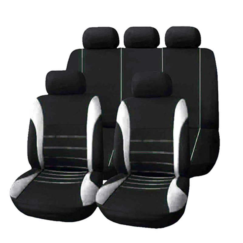 Auto Parts Car Seat ver Polyester Fabric 2/4/9 Piece Set Fou - 图1