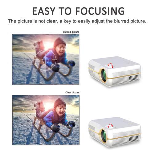 4200LM 1080P Video Home Cinema LED HD Video Projector with S - 图3