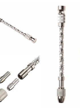 1Set Mini Micro Twist Drill Hss Bits With Semi-Automatic Han