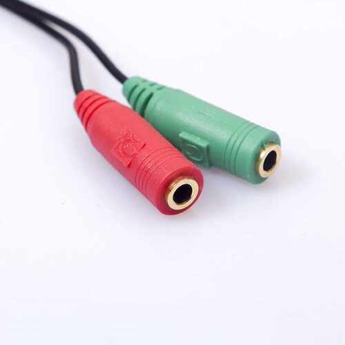 3.5mm Audio Stereo Y Splitter Cable, 3.5mm Male To Dual 3.5m - 图0