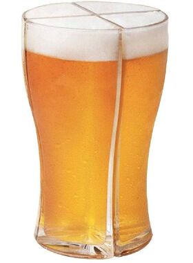 Super Schooner Beer Plastic Mug Cup Separable 4 Part Large