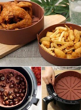 Airfryer Fryer Accessories Baking Tools Silicone Pot