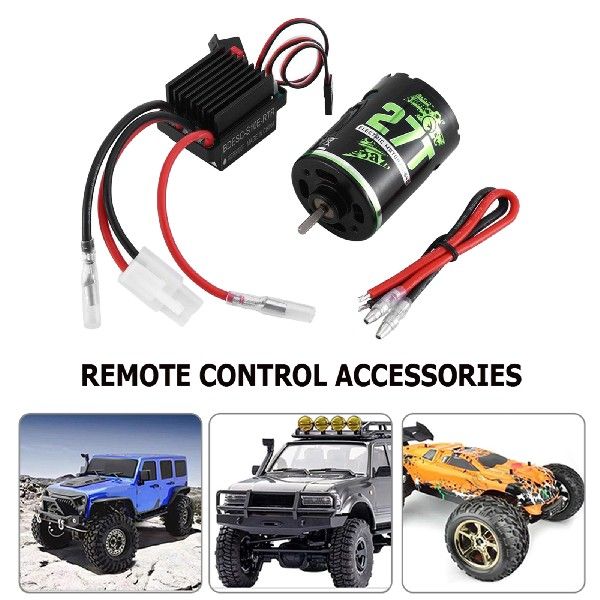 Waterproof F540 Brushed Motor RC Crawler Motor 27T with 60A-图1