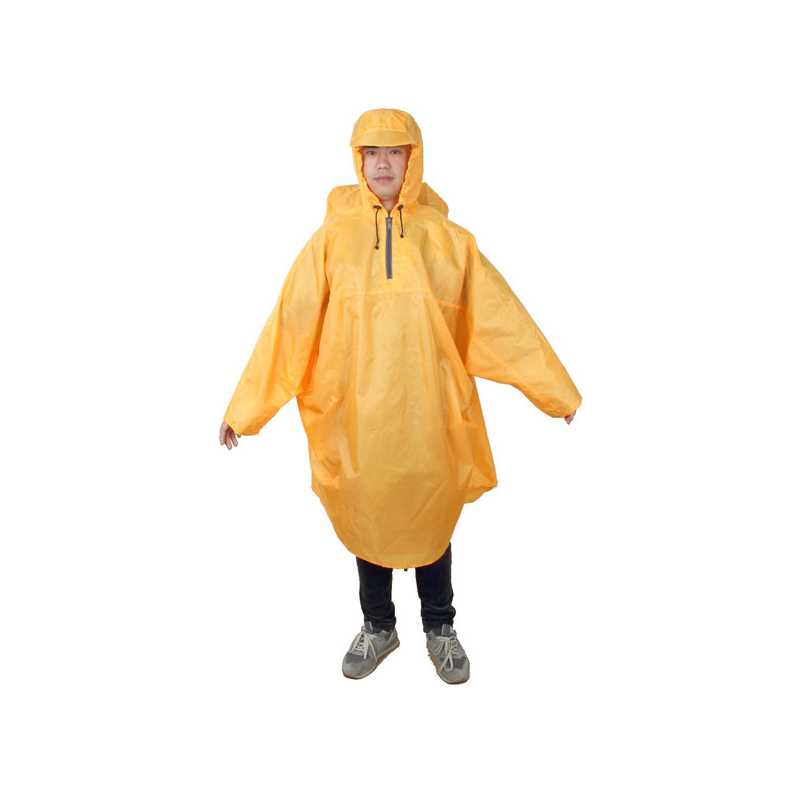 Backpack ver One-piece Raincoat Poncho Rain Cape Outdoor Hik - 图0