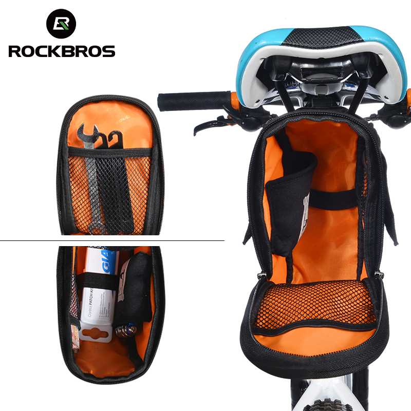 Rainproof Bike Bicycle Rear Bag With Water Bottle Pocket Bic-图1