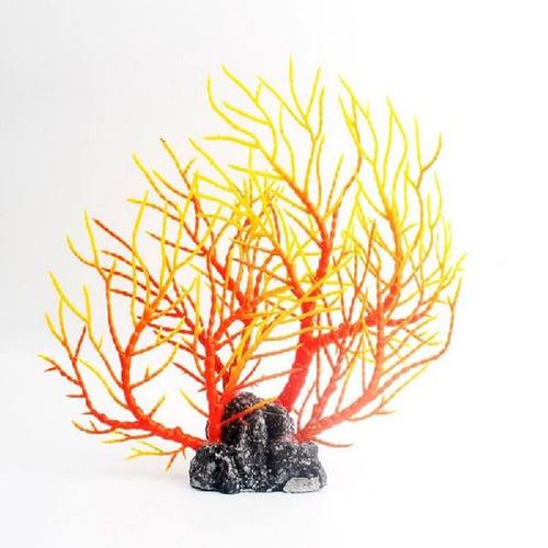 PVC Coral Decoraton Colorful Fsh Aquarum Decoraton - 图2