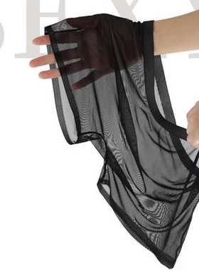 Men's Underwear Transparent Boxers Bulge Ice Silk See Throug