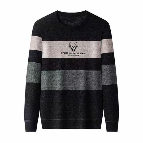 Plush Chenille Men's Sweater for Autumn and Winter New Korea - 图2