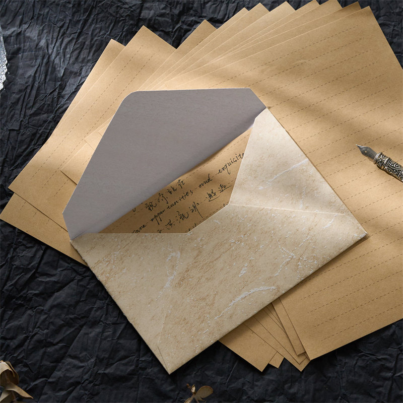 早沫鎏金特种纸信封信纸套装系列复古国风ins风文艺简约小清新高颜值特种纸请柬明信片火漆生日毕业信封信纸,淘宝优惠券,粉丝福利购,淘宝优惠卷