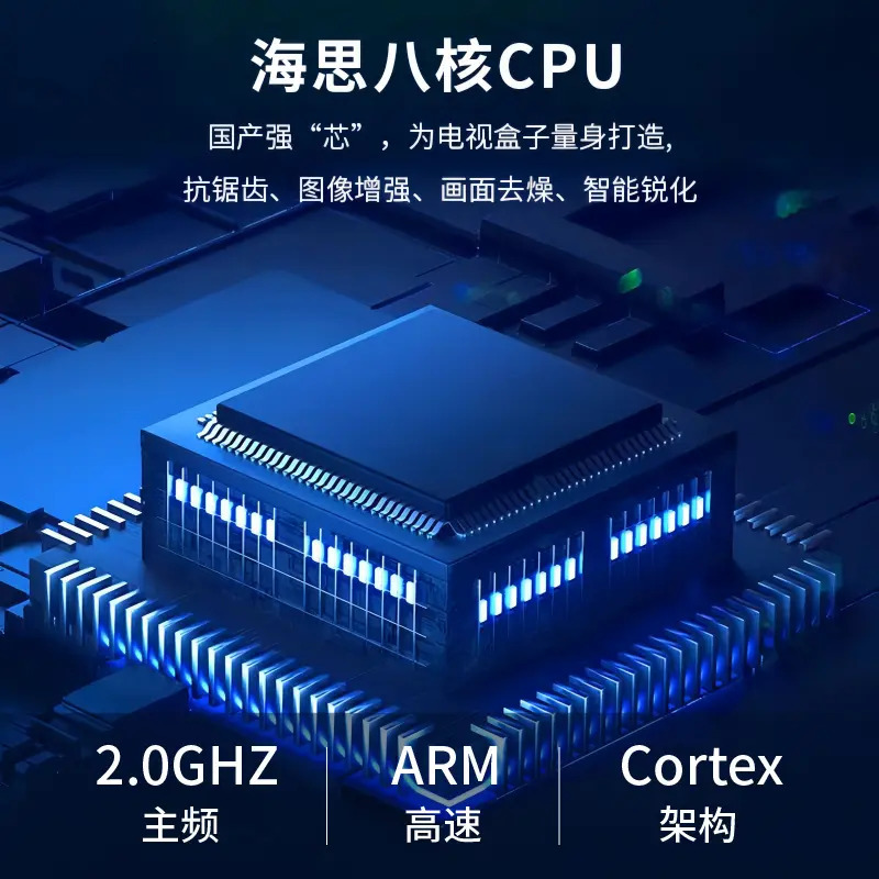 全网通2+16G网络机顶盒家用无线盒子语音蓝牙回放投屏-图0