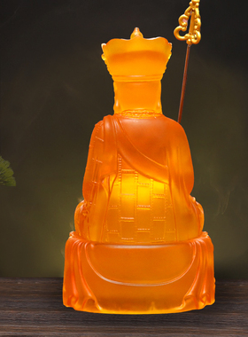 地藏王家居佛堂水琉璃摆件