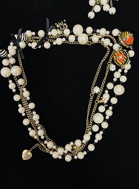 BJ项链个性收藏中古饰品清仓复古