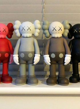 网红芝麻街kaws公仔考斯