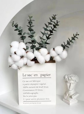 郁金香客厅假花ins轻奢