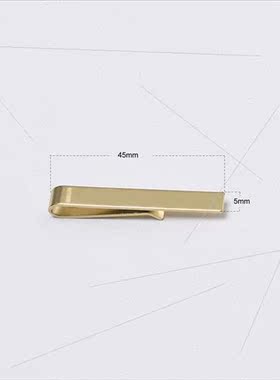 New high-grade gold silver business tie clip men stainless s