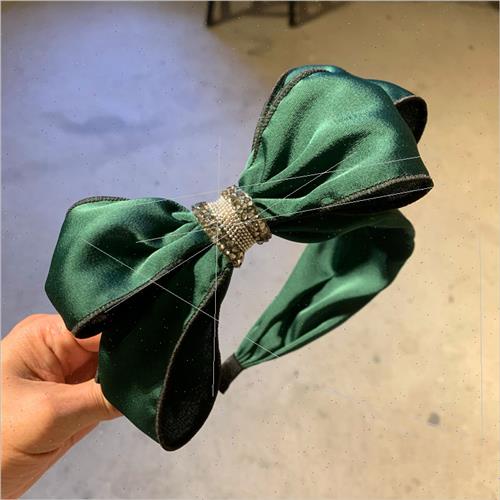 retro spring summer  xiang headdress bow hair band high skul - 图2