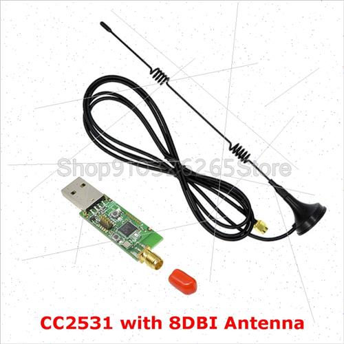 CC2531+Antenna Bluetooth 2540 USB Dongle Zigbee Packet Proto - 图1